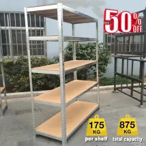 Étagère À 5 Niveaux Étagères De Rangement Étagères De Stockage Pour Charges Lourdes Étagères De Garage Rangement