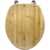 Gelco Copriwater Bambù Cerniere In Metallo Design Moderno