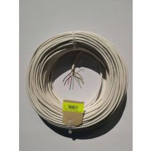 Cavi - 50 Metri Cavo Allarme Schermato 6 Conduttori Di Cui 4x0,22 Mm &432x0,5 Mm Fa-12/b50