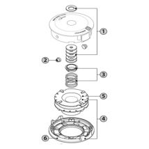 Kox – Adaptador M10X1,5 LH F – Tipo de rosca: M10X1,5 – Dirección de la rosca: LH