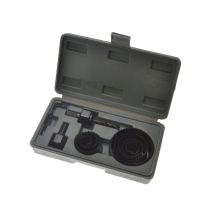 Bluespot – 11-Piece Hole Saw Set – Carbon Steel – Sizes: 19mm, 22mm, 29mm, 32mm, 38mm, 44mm, 51mm, 64mm
