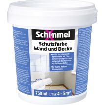Schimmel-x Schutzfarbe Wand Und Decke 750 Ml Weiß Schimmelentferner