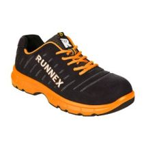 Runnex 5175 Gr. 48 Runnex S1p-esd-sicherheitshalbschuhe Flexstar Schwarz/orang