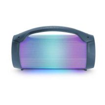 Partybtlitedb - Cassa Acustica Luminosa Senza Fili - Bluetooth - Microfono Incluso - Effetti Luminosi - 50w - Blu Scuro - Bigben