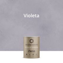 Pintura Ecológica Interior Efecto Limewash Base Cal Siena Color Violeta 1l