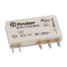 Relais 34.51, 12 V-, 1xum, 6 A, Agni - Finder