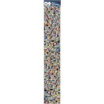 Plage 260554 smooth – tiles Adesivo Per Mattonelle Mosaico, 6 foglio, Vinile, Multicolore, 15 x 0,1 x 15 cm
