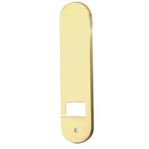 Abdeckungen 2-tlg. – Aurora – Messing poliert – 26 cm – 6 cm