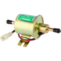 Pompe À Carburant Électrique 12v Voiture Essence Solide Métal Heavy Duty (argent)