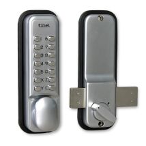 Extel Serratura Di Sicurezza 2023 Grigio Metallo Acciaio Lucido
