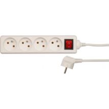 Prolunga Elettrica, 4 Prese Con Messa A Terra, 3 M, Con Interruttore 72529 Vorel