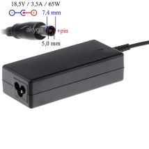 Alimentatore Per Notebook Akyga Ak-nd-03 18,5 V/3,5 A 65 W 7,4x5,0 Mm + Pin