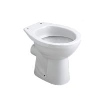 Allia Unabhängiges weißes Puplica-Becken mit horizontalem Ausgang – Weiß – Unabhängiges Becken – Horizontal