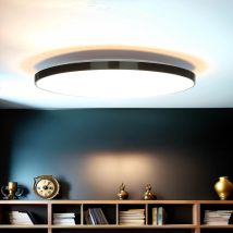 Licht-erlebnisse - Deckenleuchte Led Ip44 Schwarz Weiß Neutralweiß 4000 K 1840 Lm