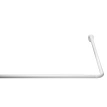 Ridder 59501-350 - Asta Angolare Universale, Ø 25 Mm, In Alluminio, Colore: Bianco