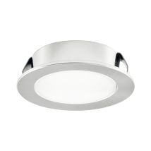 Nube 58 Einbaustrahler 3er Set Alufarbig - 3000k/4000k - Flach - 3x 2,5w - 3x 160lm - Inkl. Netzgerät - Metall - Dimmbar - Ø58mm - Dualcolor Technik -
