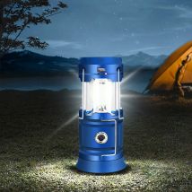 Solar-campinglicht Wiederaufladbar, Tragbare Usb-campinglaterne, Einstellbare Helligkeit, 2 Beleuchtungsmodi, Zeltlicht-gadgets Für Camping, Wandern, 