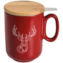 Table-et-cook Origami Cerf Teekanne Rot 450 Ml