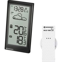Optik Meteo Temp 7004200 Funk-wetterstation Vorhersage Für 12 Bis 24 Stunden Anzahl Sensoren - Bresser