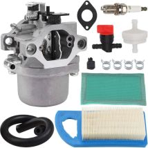 Kit Carburateur 590399 Pour Tracteurs Briggs & Stratton 21a902, 21a977, 21a907, 21a877, 21b902, 21b907, 21d807 Avec Joint De Filtre À Air 794421, 