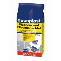 Decotric Decoplast Flächen- Und Fliesenspachtel 5 Kg Spachtelmassen