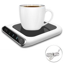 Coffee Cup Warmer For Office 3 Speed Adjustable Temperature Coffee Cup Warmer With Drink Water Reminder Home Office Use, Auto On/off Gravity Induction