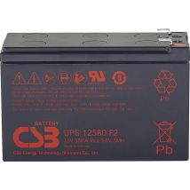 Csb Ups12580f2 Bleiakku 12 V 9,4 Ah Schwarz