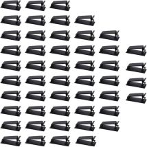 Pack Of 50 Adhesive Cable Clips, Cable Organizer And Cable Management System For Tv, Laptop, Office, Acrylic Adhesive Backing