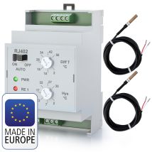 Rj402 Interruttore Differenziale Temperatura, Grigio - Elektrobock