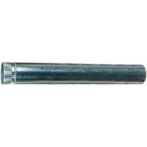 Exojo - Tubo Estufa 100mm 0,4mm Ac Galv 1 Metro Longitud
