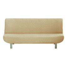 Ulises Copridivano Elastico Clic Clac, Poliestere-cotone, Beige, 180 A 200 Cm/3 Posti - Eysa Italia