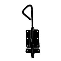 Cierre De Bayoneta Adicional Mermier Ø18 X 800 Mm - Zincado Negro - M-429802