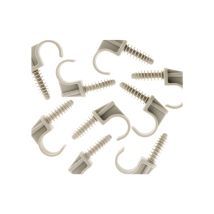 10 Fixe Tube Ø 20 Mm Gris