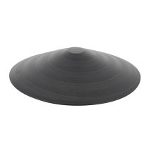Fermaporta Rimovibile Chrisligne, Gomma Nera Opaca, L. 11,8 X A. 2,7 X P. 11,8 Cm Autres