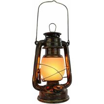 Rechargeable Vintage Lantern Hurricane Lamp Cordless Table Lamp Led Flame Light Outdoor Nightlight Retro Dimmable Camping Lamp With Charger, 3 