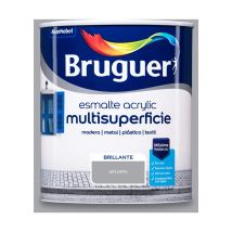 Smalto Acrilico Multisuperficie Lucido Grigio Perla 0,750l 5057471 Bruguer