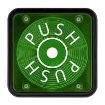 Fernbedienung Wandsender 433,92 MHz – Nologo – PUSH-C1 – Reichweite bis 70 m – IP54 – 3V CR2032