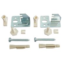 Somatherm For You - Set Di 2 Fissaggi Regolabili Per Radiatore In Acciaio Con Pannello Staffa
