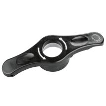 EHS Multiöffner 4 in 1 Help&Safe – Küchenutensil zum Öffnen von Kapseln, Schraubverschlüssen, Dosen und Gläsern – Schwarz/Silber – 22,6 cm