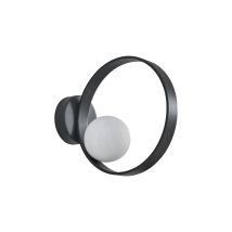 Lámpara De Pared Led 'luneo' En Negro Metal - Lucande