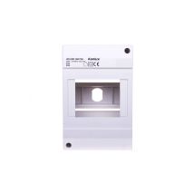 Kanlux - Tabla De Distribución De Pared – 4p – 1 Línea – Ip30 – 130x60x86mm – Blanco