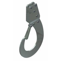 Gancio di Sollevamento Zincato – 24x44 cm – Acciaio – Portata 50 Kg