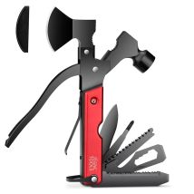 GNCTOOLS 18-in-1 Multifunktionswerkzeug – Klappzange, Edelstahl, Tragetasche – Ideal für Camping, Wandern, Angeln