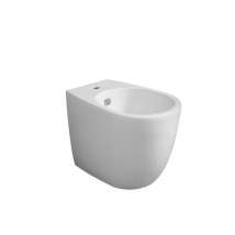 Bodenstehendes Bidet – glänzend weiß – Keramik – Vignoni – 36,5 x 56 x 42 cm