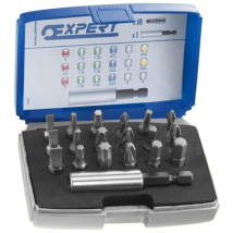 Expert Pastorino E113901 Set Inserti 1/4 Intaglio Phillips Pozidriv Torx 19 Pz