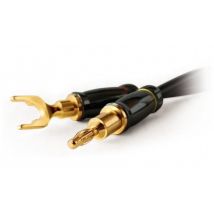 Dynavox, Cavo Di Altoparlante Di Alta Gamma, Coppia, Cavo Flessibile Con Connettori A Banana Di Alta Qualità, Assemblato, Colore Nero, Lunghezza 3 M