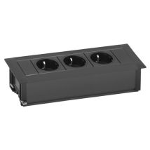 Multipresa mobile Evoline – 159610019500 – colore nero – 4 prese – 1.5m – 2500W