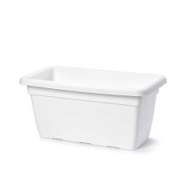 Jardinera blanca 60,5x32,5x27,5 cm – 1176001 – Plástico PP resistente al frío