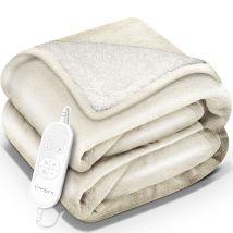 Sinnlein Termocoperta Scaldasonno Certificato Tüv Süd Gs Scaldaletto Elettrico Con Spegnimento Automatico Coprimaterasso Termico Timer 9 Livelli Di 