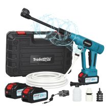 Traderight Cordless Pressure Washer 50bar/725psi Dual 4000mah 6-in-1 Nozzle Lcd
